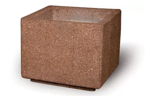 36D x 30H Square Concrete Planter