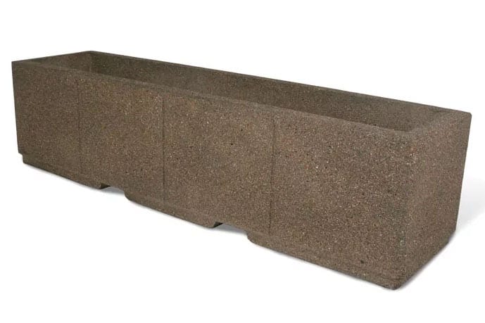 High Security Planter Barrier 96L x 24W x 24H