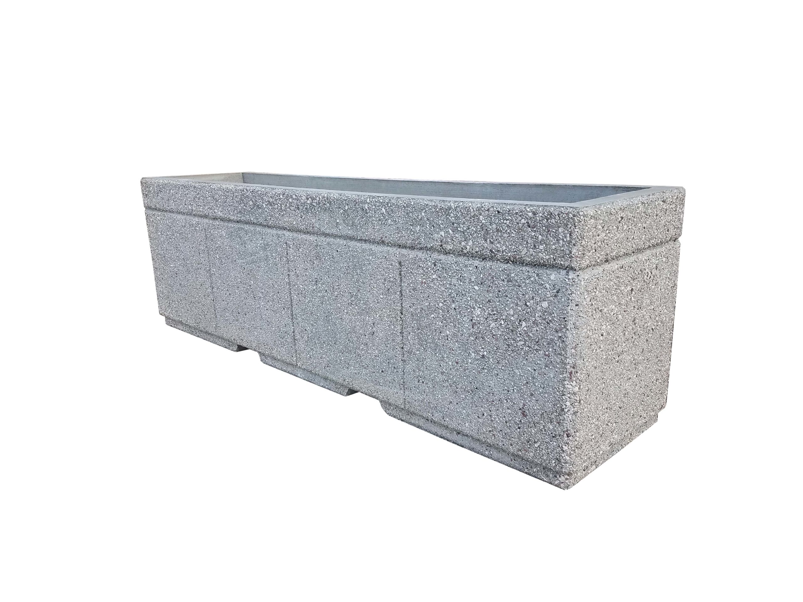 High Security Planter Barrier 96L x 24W x 30H