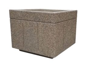 36D x 30H Square Concrete Planter